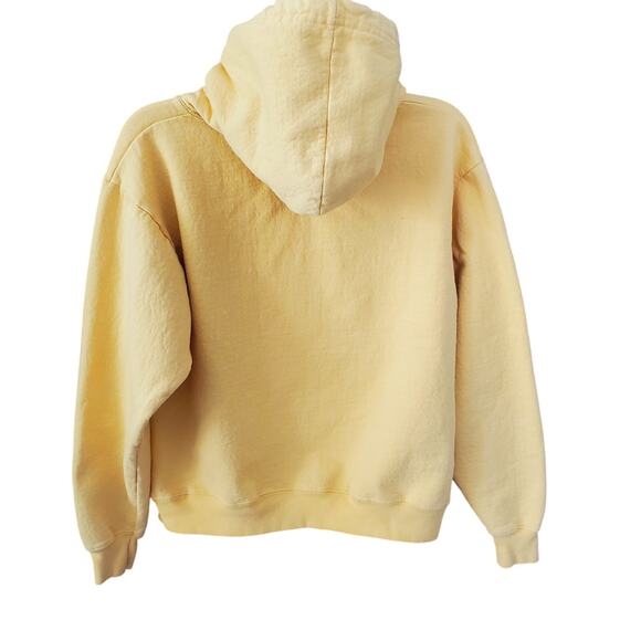 🔥 Disney Parks Walt Disney World Retro Graphic Hoodie Yellow Rainbow Small - Picture 7 of 10